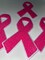 Breast Cancer "Pink Chenille" Awareness Ribbon Patch, Iron or Sew-on, Sz. 5.5" inches